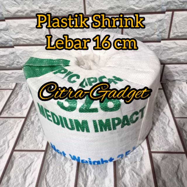 Plastik Shrink lebar 16cm roll besar