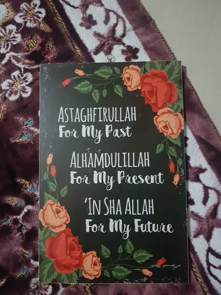 Wooden Projects Pajangan Dinding Rumah Poster Islamic Shabby Chic Quotes - Awy