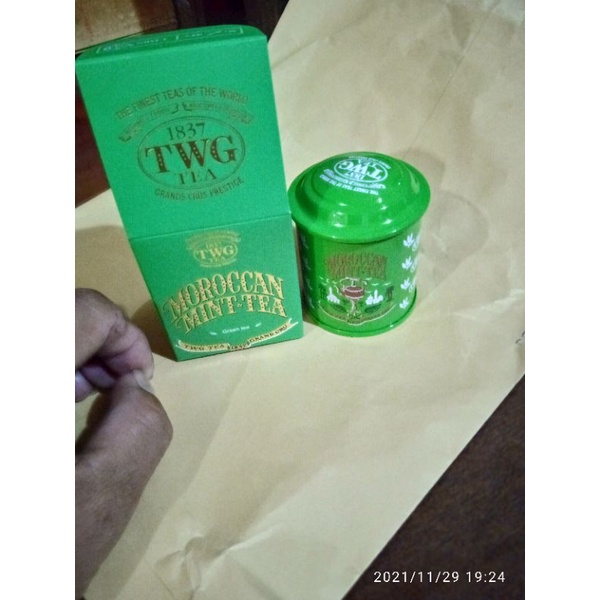 Teh Premium TWG MINI TIN MORROCAN MINT TEA