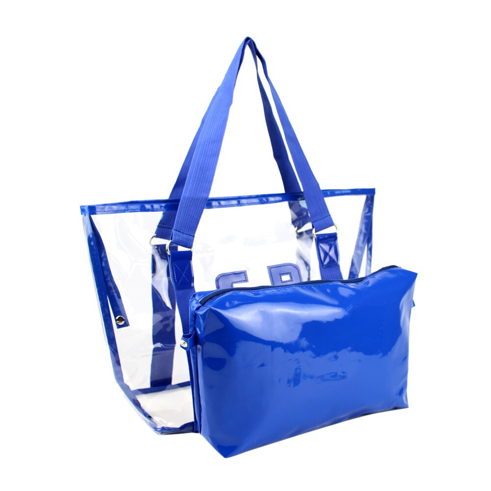 SIAP KIRIM!!! Tas totebag transparan pantai / Tas jinjing / Tas serbaguna import TM-3004