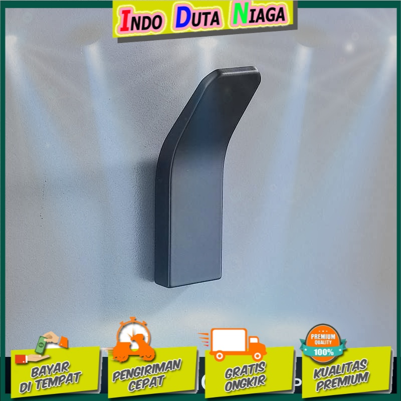 NesZ Gantungan Dinding Bathroom Wall Hook Hanger Aluminium - SH015