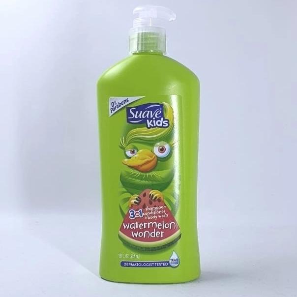 Suave Kids Watermelon Wonder 3in1 Shampoo+Conditioner+Body Wash (532ml