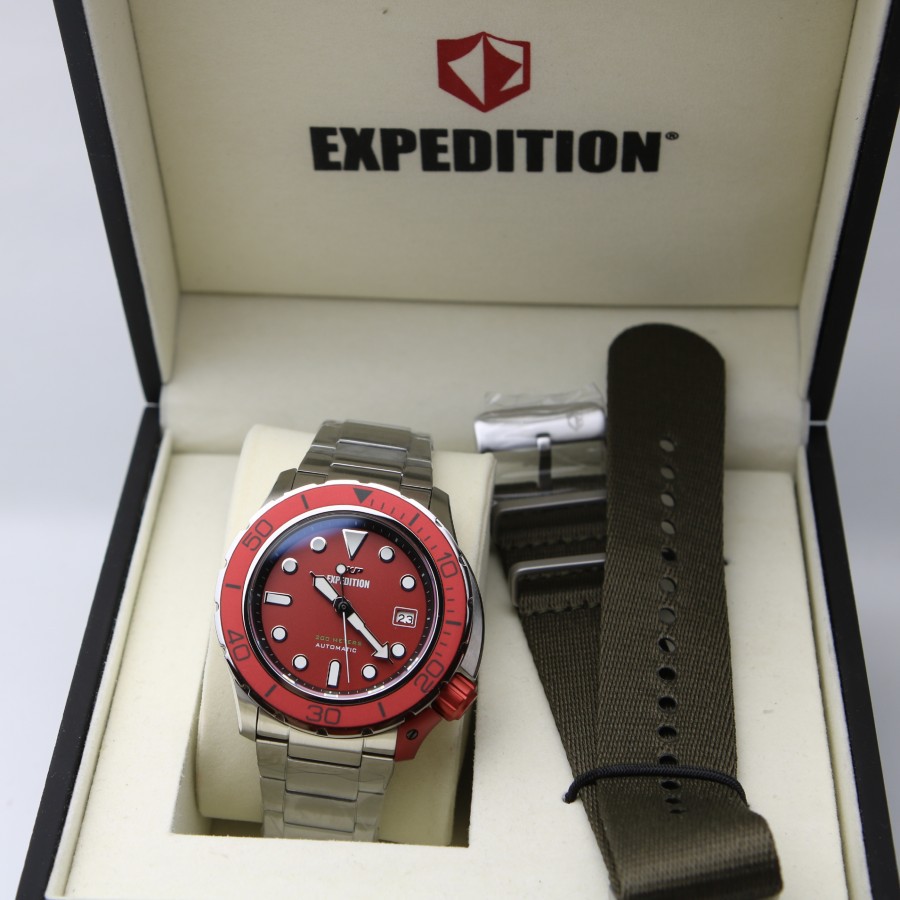 ORIGINAL Jam Tangan Pria Expedition Automatic E 6809 / E6809 / 6809 Garansi Resmi 1 Tahun.