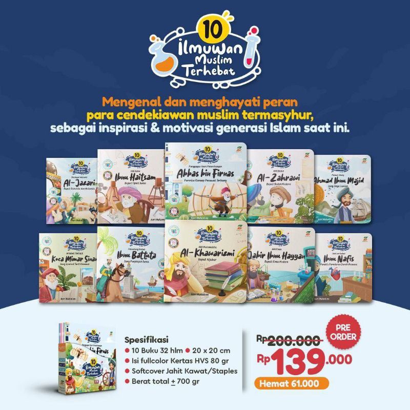 [READY] 10 Ilmuwan Muslim Terhebat by Ziyad Books