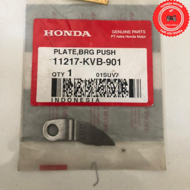 PLATE BRG PUSH VARIO 110 LAMA TECHNO KARBU 11217-KVB-901