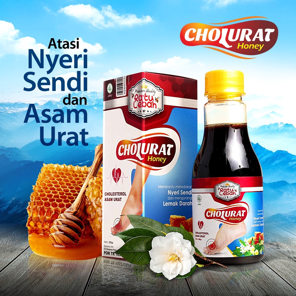 Madu Cholurat 280g - Mengatasi Asam Urat, Kolesterol, Lemak Darah, Nyeri Sendi SPESIAL