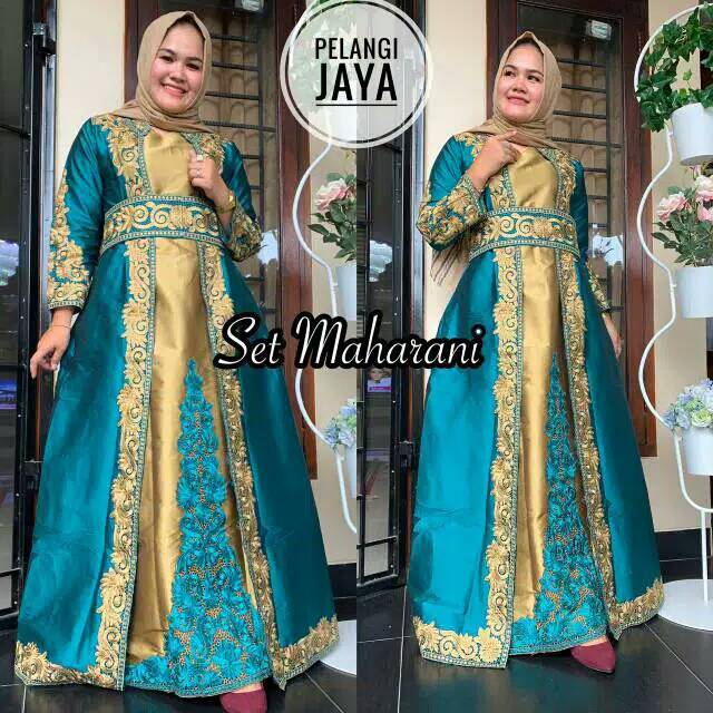 Gamis abaya set Maharani original Pelangi Jaya
