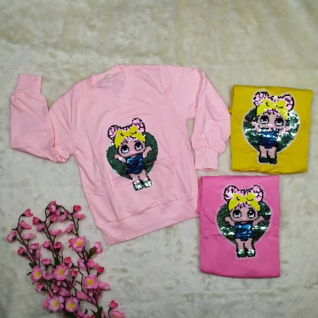 Ss#511 Baju Kaus Anak Perempuan size 0-4tahun / Sweater Anak / Baju Kaus Lengan Panjang