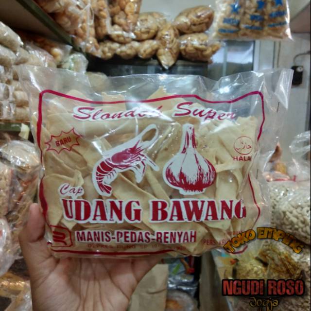 

[250gr] SLONDOK SUPER CAP UDANG BAWANG