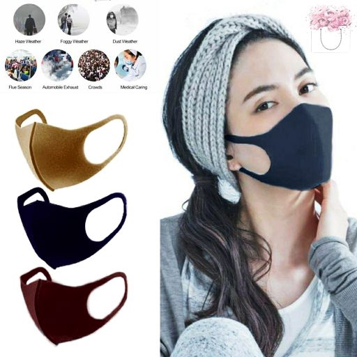 Masker Scuba Murah Dewasa Jahit Tengah Masker Korea Free Plastik