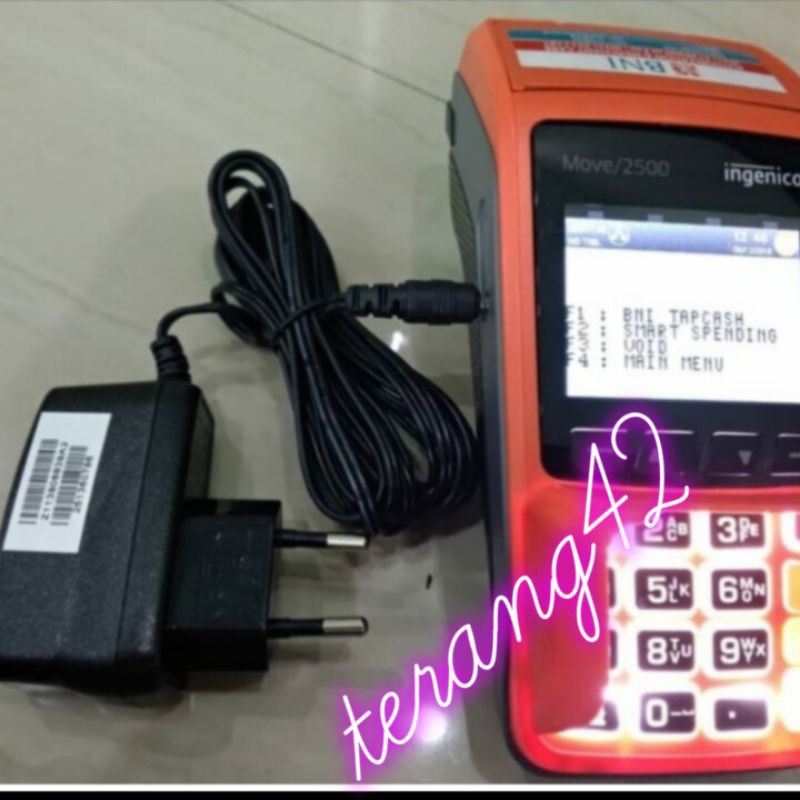 charger adaptor mesin EDC ingenico Move 2500 edc BRI BNI BCA MANDIRI
