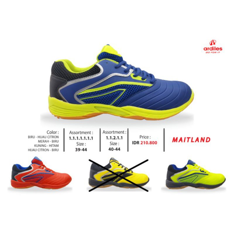 Sepatu Badminton ORIGINAL Ardiles Maitland 39-44