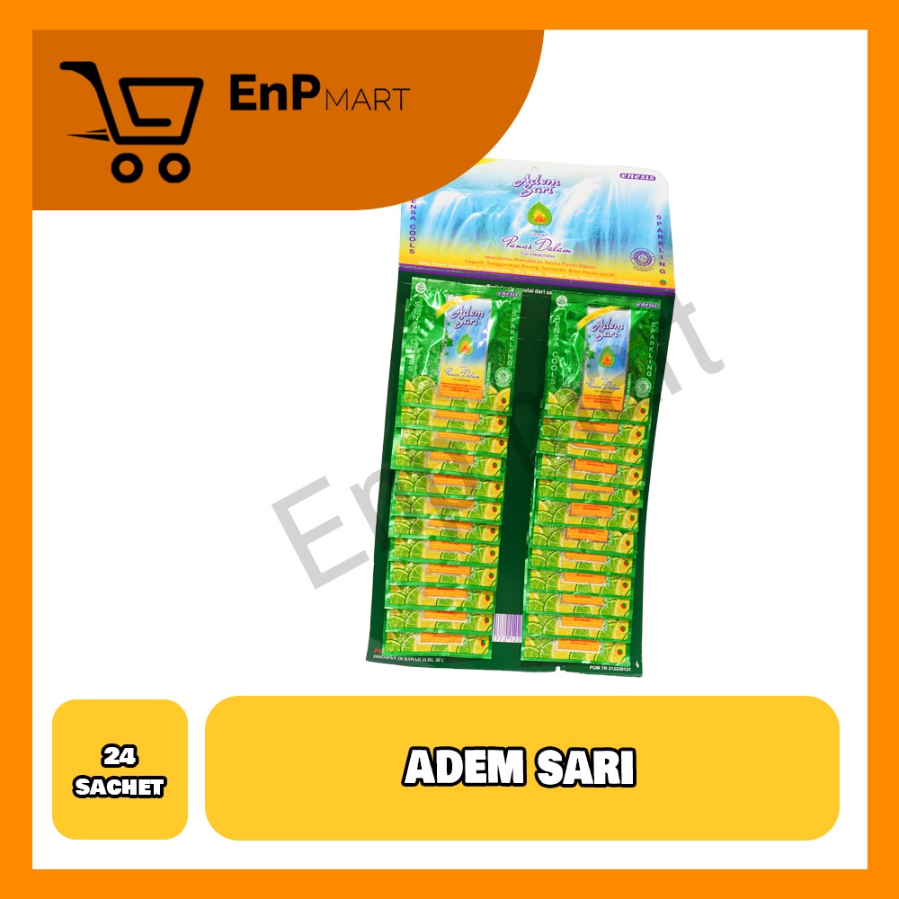 

Adem Sari Sparkling Fresh -1 Renceng 24 sachet