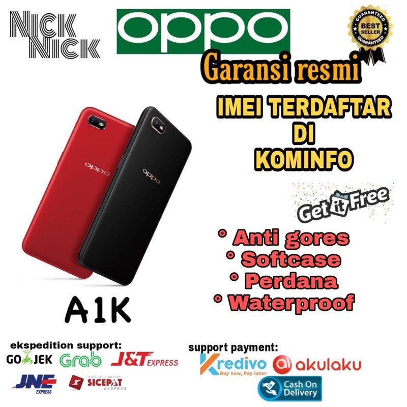 PROMO Cuci Gudang HP Oppo A1K 2/32 Garansi Resmi