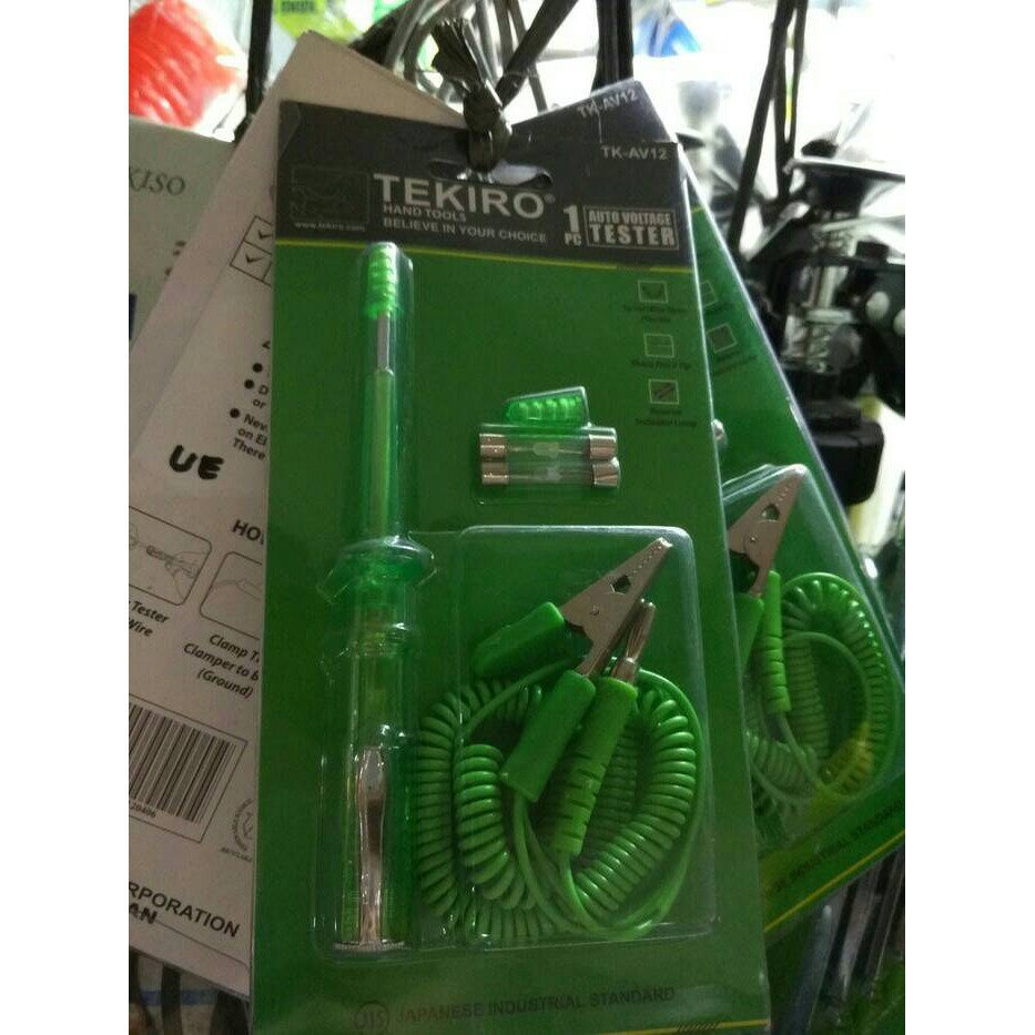 TEKIRO Testpen DC (Untuk Arus Listrik DC)