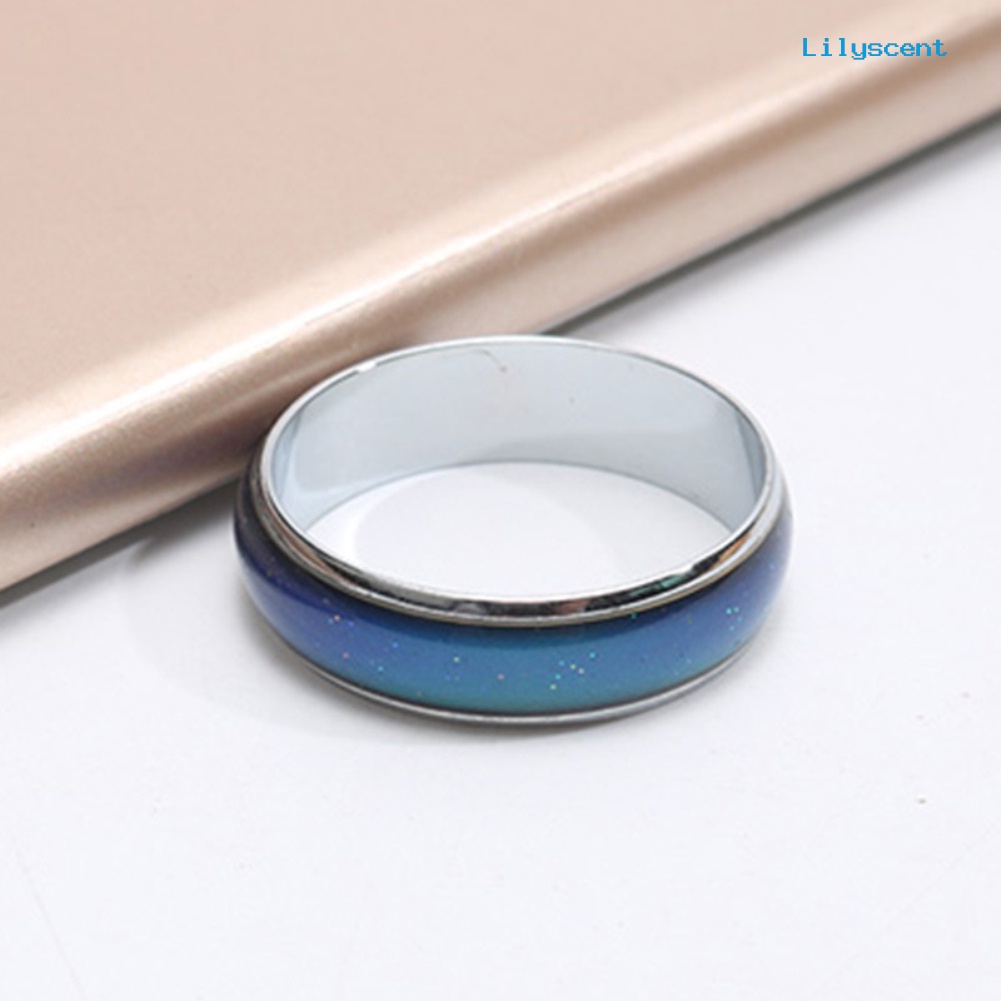 Ls Cincin Mood Ring Dapat Berubah Warna Sesuai Temperatur Untuk Priawanita