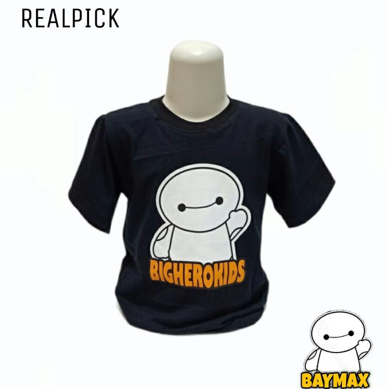 baju kaos anak karaker baymax baju anak kaos oblong anak usia 1-10 tahun baju anak anak