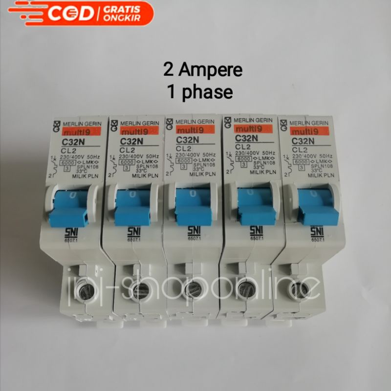 Mcb 2 ampere merlin gerin