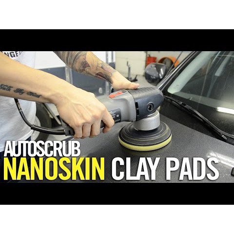 NANOSKIN Autoscrub Medium Foam Pad 6 Inch Hapus Overspray dengan Cepat MURAH