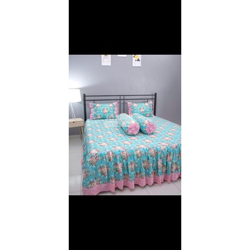 sprei karet uk 180*200*35cm soraya bedsheet