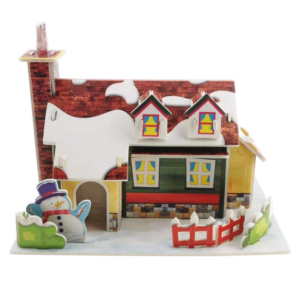 Puzzle 3D MERRY CHRISTMAS | Kado Natal Anak - 1690-54