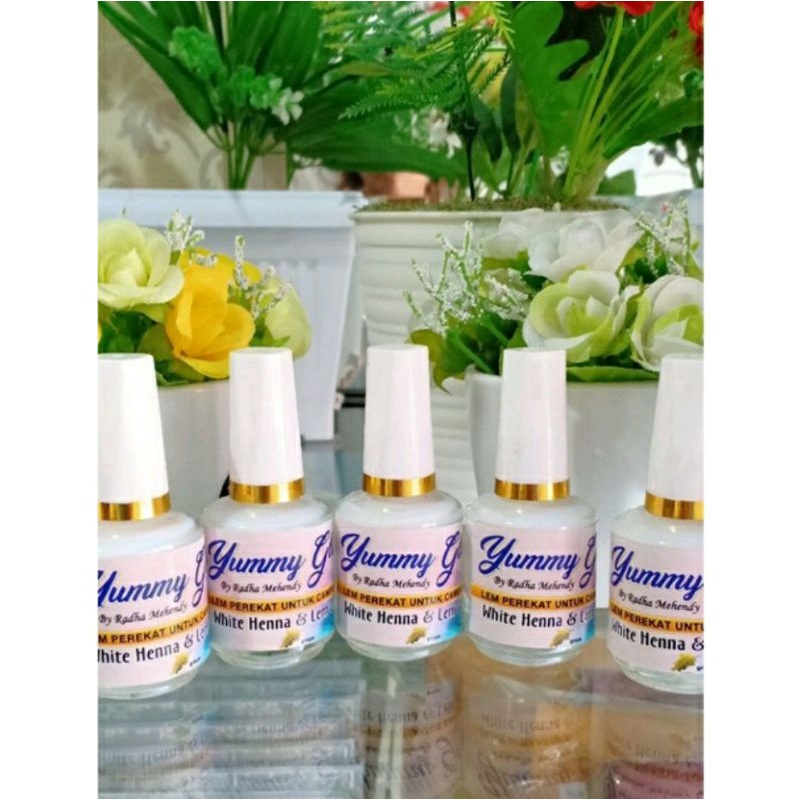 

Yummy Glue Henna Lem Henna lem Gemstone Lem Kulit Aman