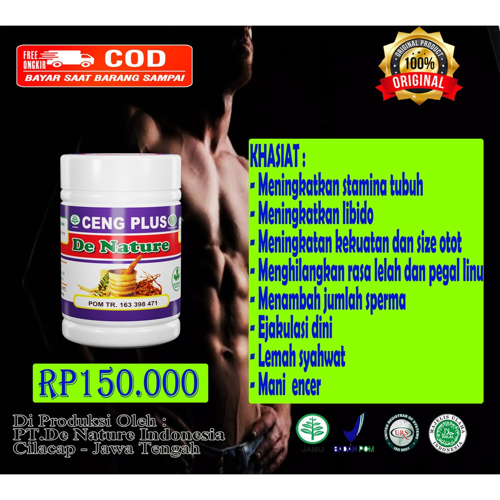 OBAT STAMINA PRIA/HERBAL KUAT PRIA/OBAT LEMAH SYAHWAT/EJAKULASI DINI/MANI ENCER/MENINGKATKAN LIBIDO