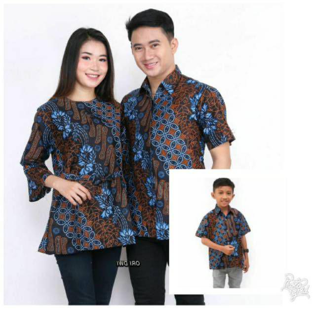 Maura Couple - Sania Ruffle Batik Couple Ori Ndoro Jowi Dnt