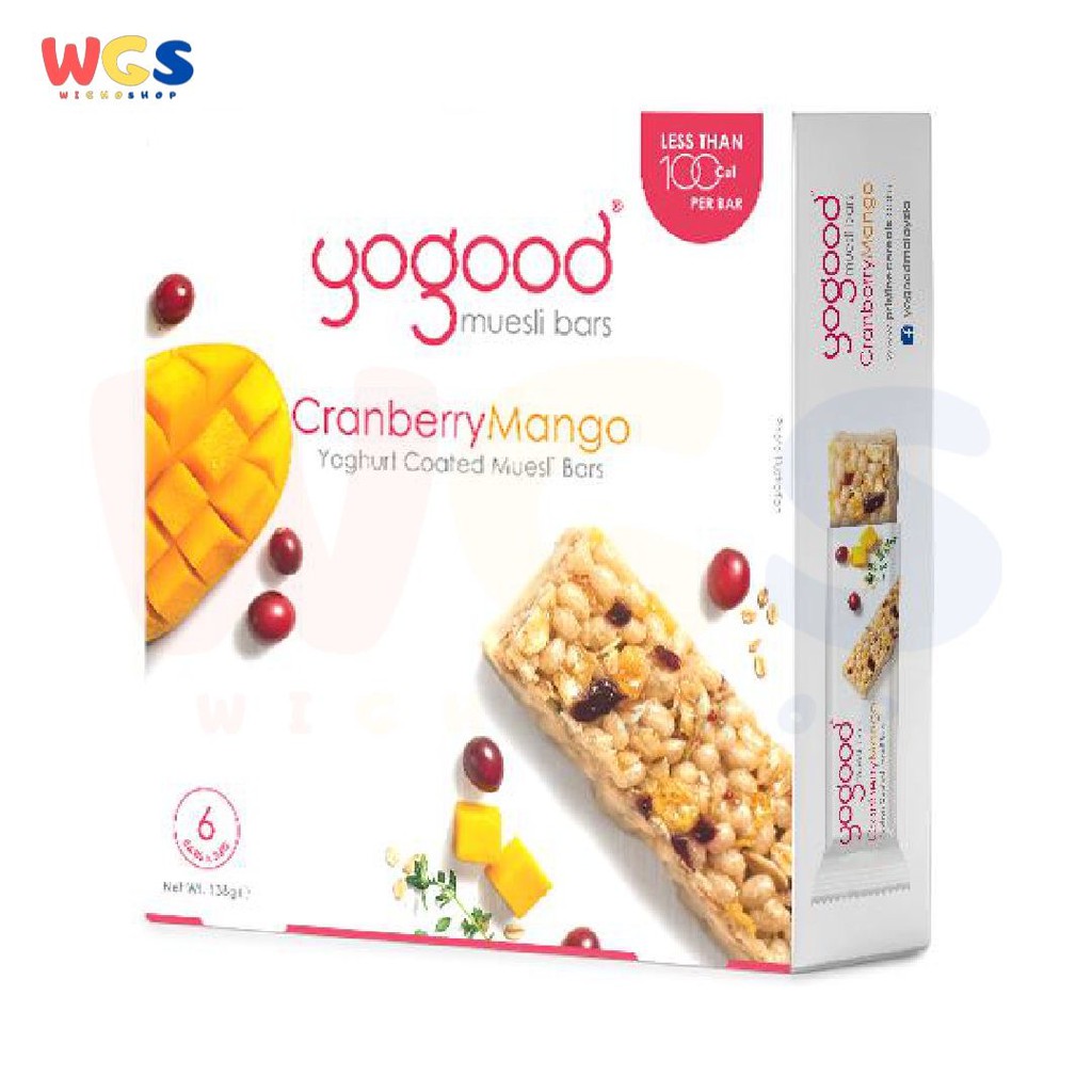 Jual Muesli Yogood Cranberry Mango Muesli Cereal Bars 138 gr 6 Bars