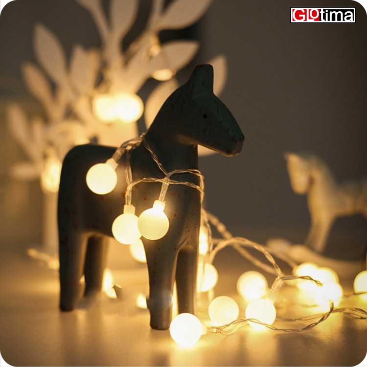 Lampu Hias Dekorasi LED Baterai Cherry Ball Fairy