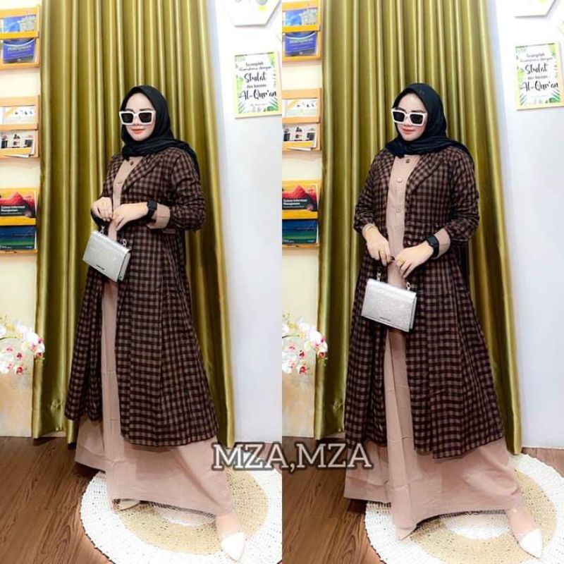 Gamis MZA Set Rompi