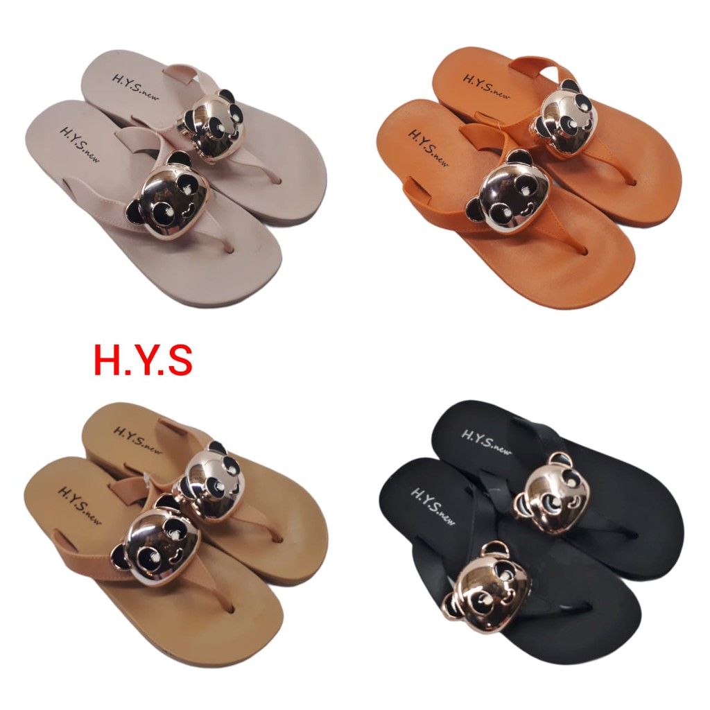 COD H.Y.S.New N-818 EO Size 36 - 40 Sandal Jepit Terbaru Wanita Murah Berkualitas Karet Jelly Sendal