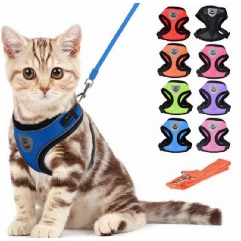 Tali tuntun H tali tuntun kucing tali tuntun harness