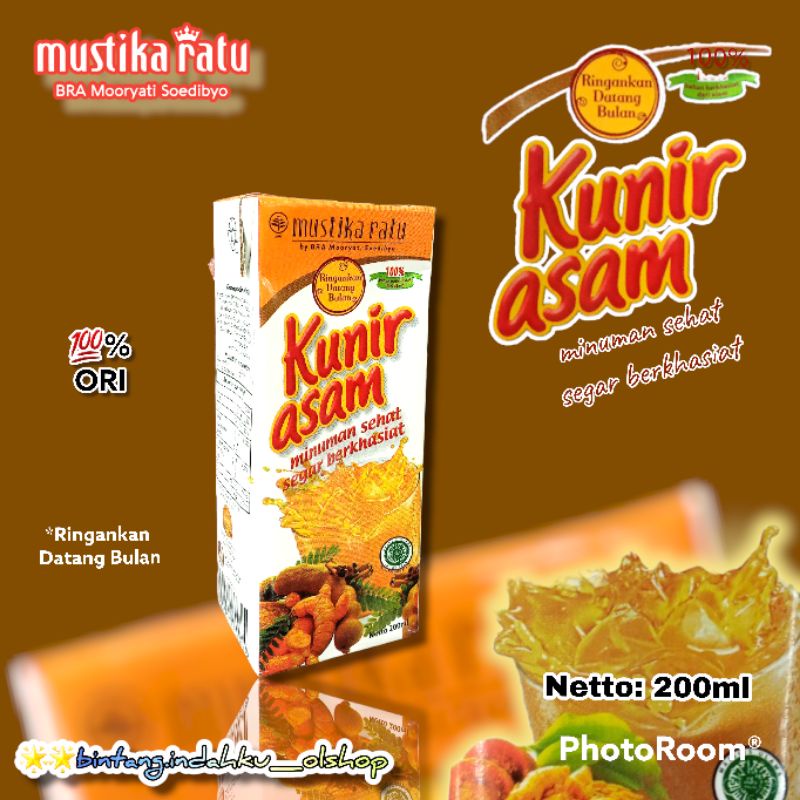 

#MUSTIKA RATU# KUNIR ASAM RTD~TURMERIC TAMARIND DRINK~HEALTH & FRESH HERBAL DRINK~MELANCARKAN HAID