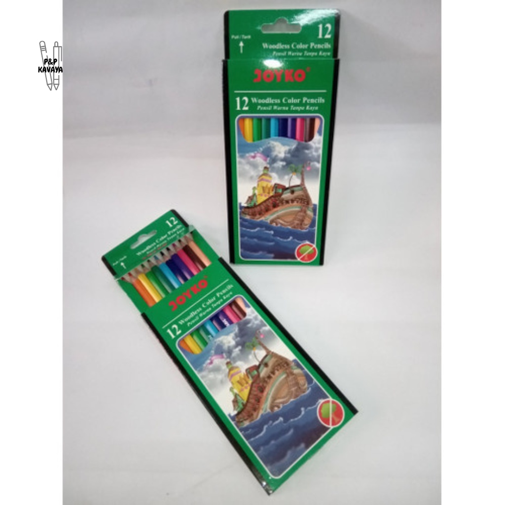 

Pensil 12 Warna Ukuran Panjang Cp-103 Joyko perset
