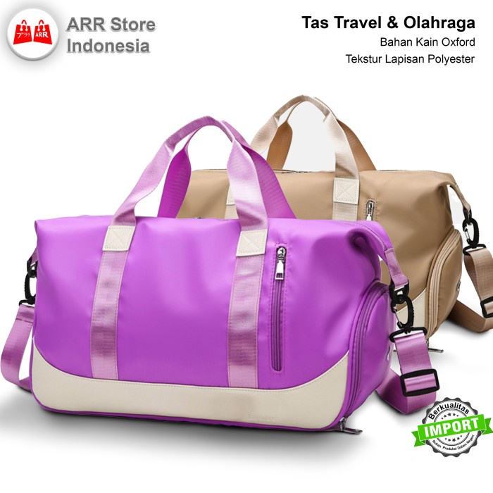 Tas Travel Penyimpanan Gym Fitnes Olahraga Sport Bag Unisex Import