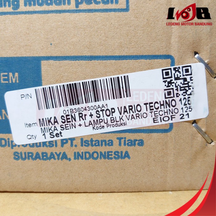 Win Mika Sen Vario Techno 125 + Kaca Lampu Stop Rem Stoplamp Belakang