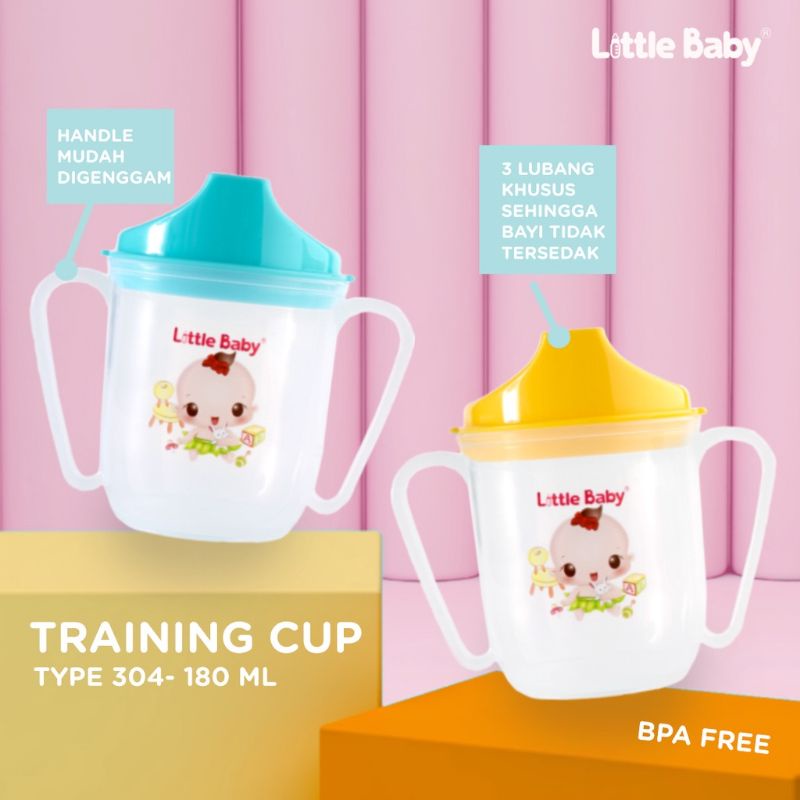 Little baby training cup 304 Blue / Yellow