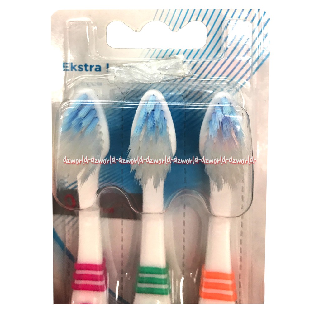 Oral B Ultrathin Compact Soft Toothbrush Sikat Gigi Isi 3 Pcs