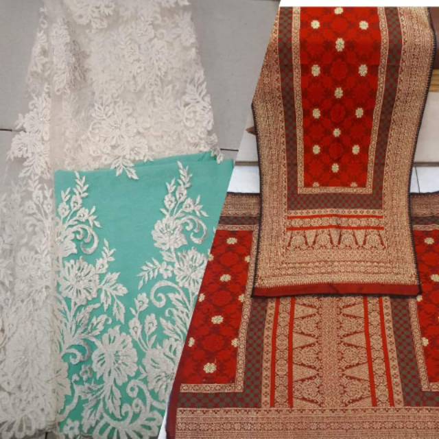 Set suji palembang asli pengantin