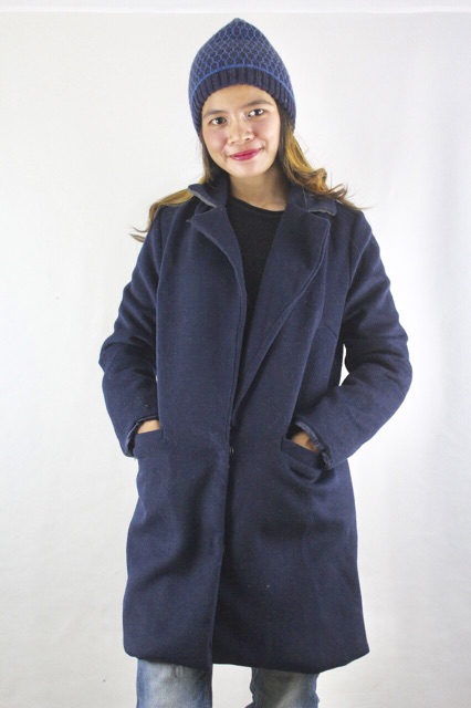 IMPORT MOLLAD Coat Cocoon Jaket Coat Mantel Wool Winter Musim Dingin Import