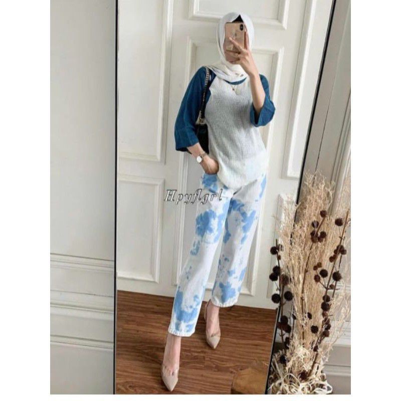 TIEDYE GREY JENS