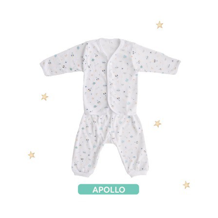 COTTONSEEDS BABY LONG SLEEVE PAJAMAS SET