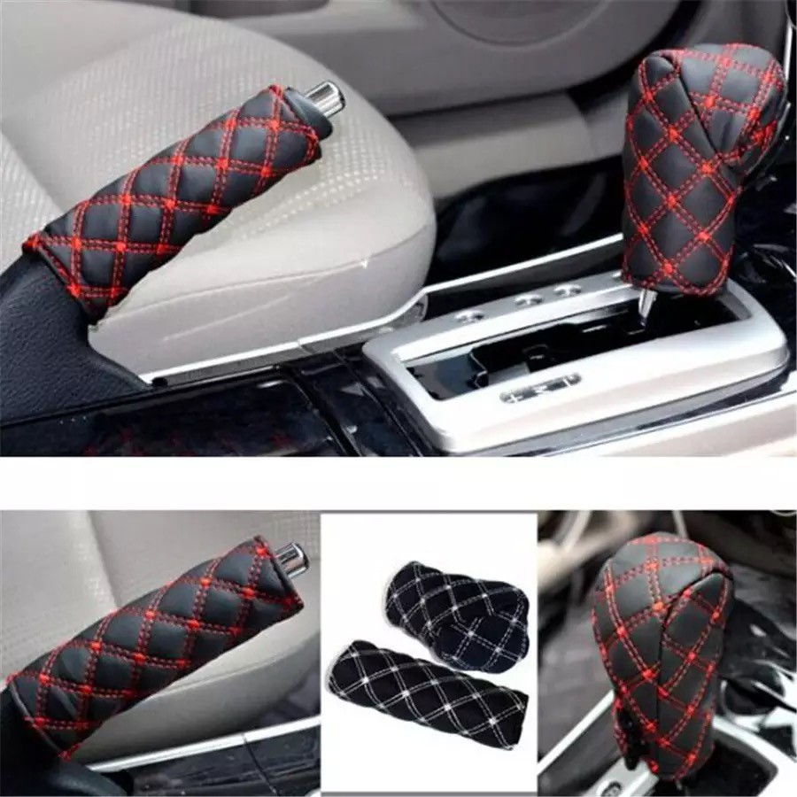 Cover Tuas Perseneling Mobil Bahan Kulit Untuk Dekorasi interior