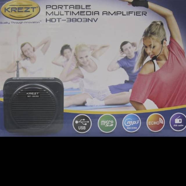 KREZT WAISTBAND HDT 3803NV DIGITAL SPEAKER PINGGANG