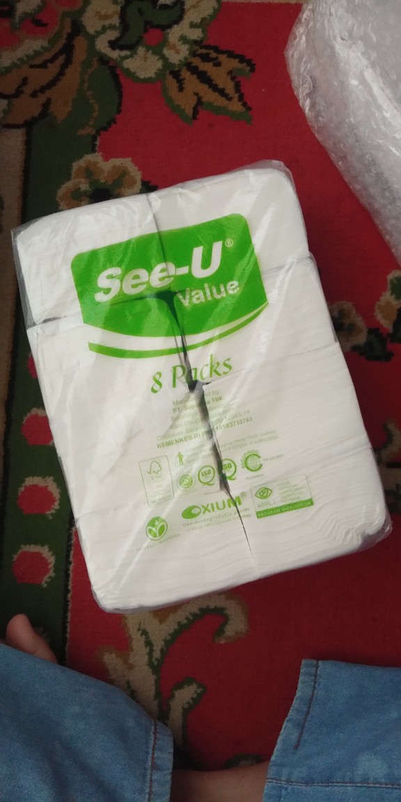 Tisu See-u Pop-up Tissue 8 In 1