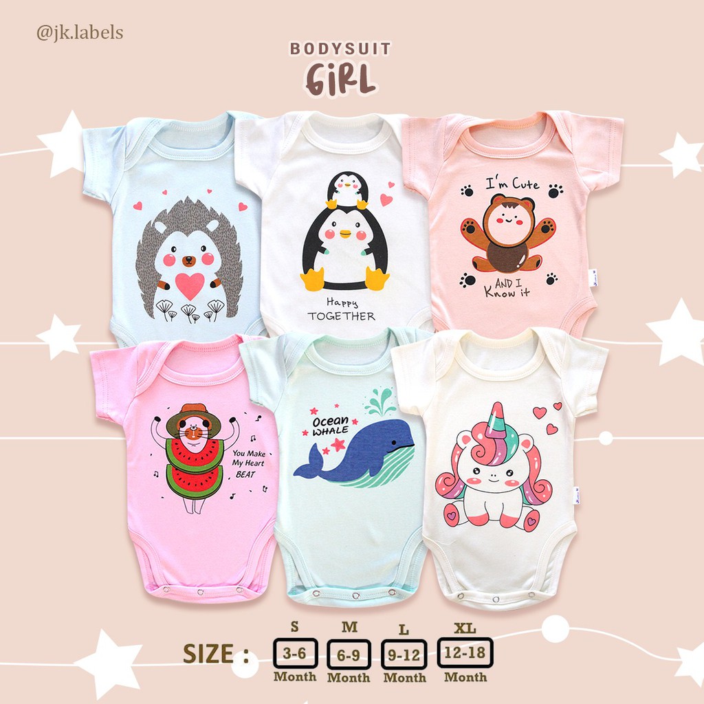 BODYSUIT GIRL (3-18 BULAN)