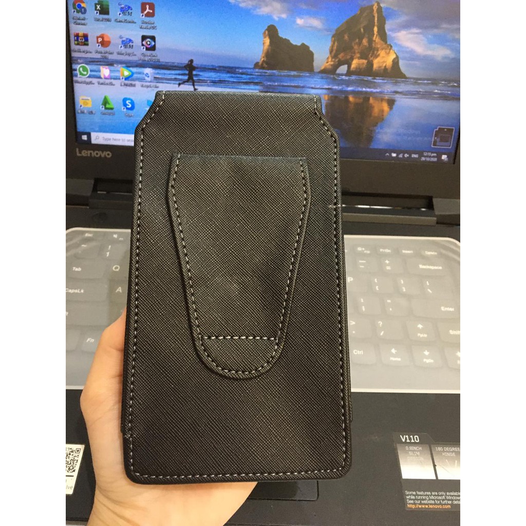 sarung hp pinggang / dompet pinggang berdiri universal 5,5 dan 6in magnet