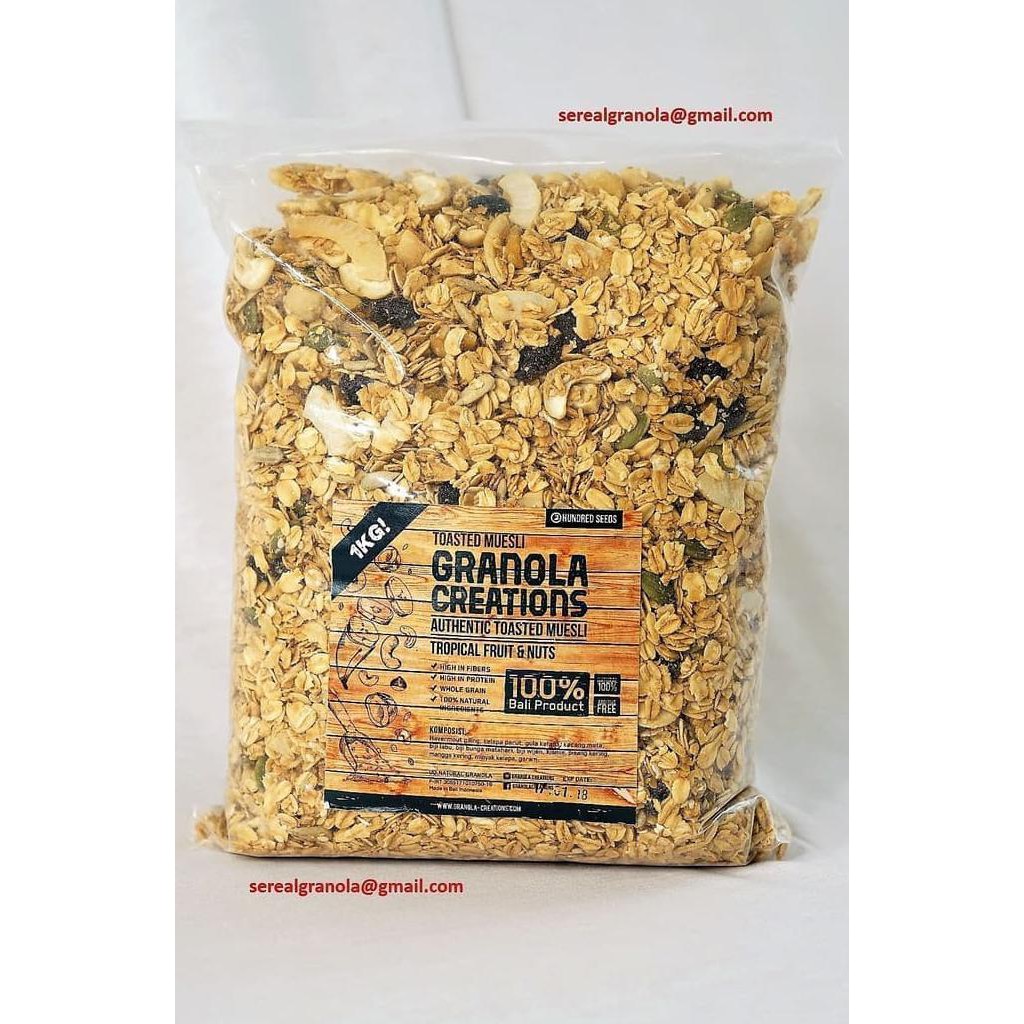 

THE BEST Granola Creations Tropical Fruit Nuts Aneka Buah dan kacang 1 kg MURAH