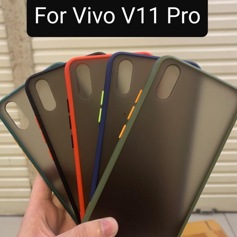 VIVO V11/V11 PRO CASE SOFT DOFF HARDCASE MATTE TRANSPARANT